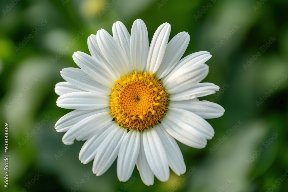 daisy flower, closeup with generative ai daisy flower, closeup with generative ai