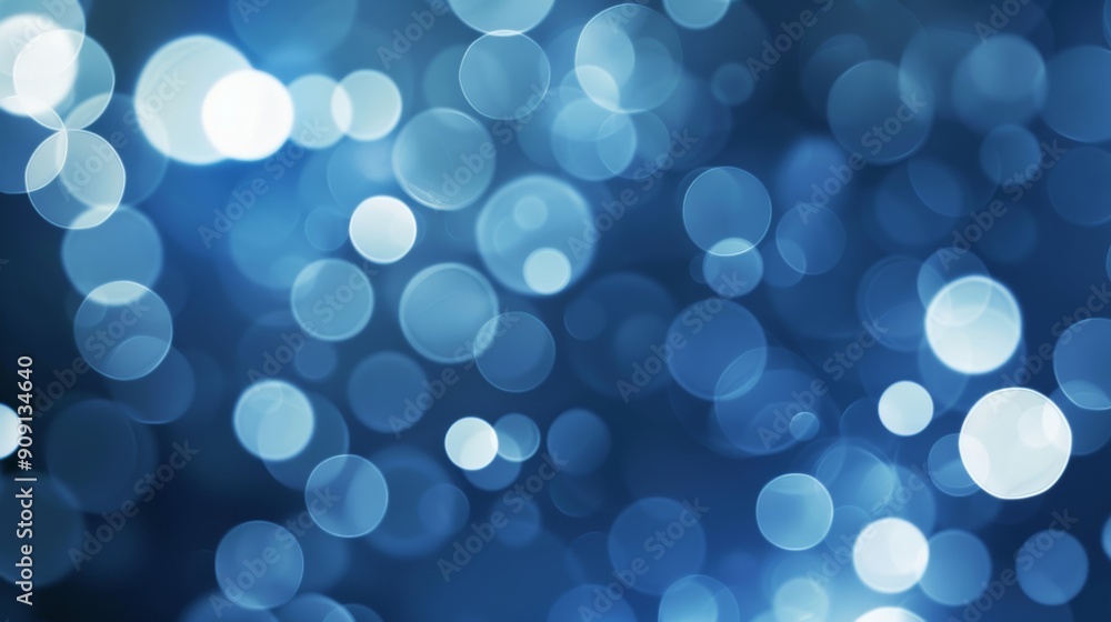Abstract blue bokeh lights background Abstract blue bokeh lights background