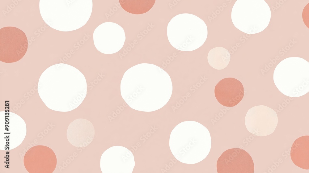 background consisting of pink, beige and white spots background consisting of pink, beige and white spots