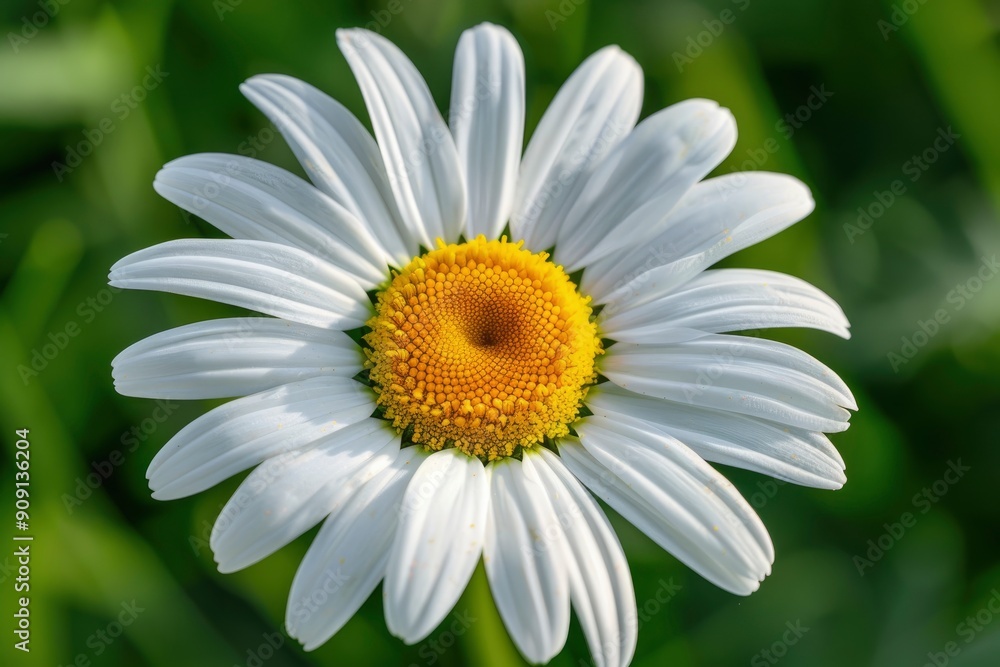 daisy flower, closeup with generative ai daisy flower, closeup with generative ai