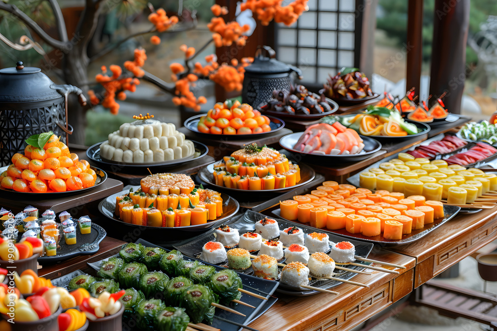 Chuseok festival full of colors and food in Korea Chuseok festival full of colors and food in Korea