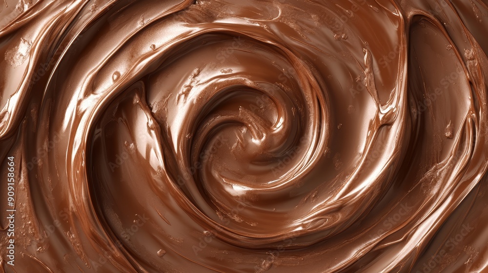 Chocolate background. Melted chocolate swirl texture Chocolate background. Melted chocolate swirl texture