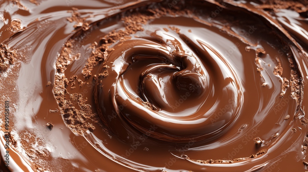 Chocolate background. Melted chocolate swirl texture Chocolate background. Melted chocolate swirl texture