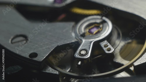 Wallpaper Mural close up of a watch mechanism Torontodigital.ca