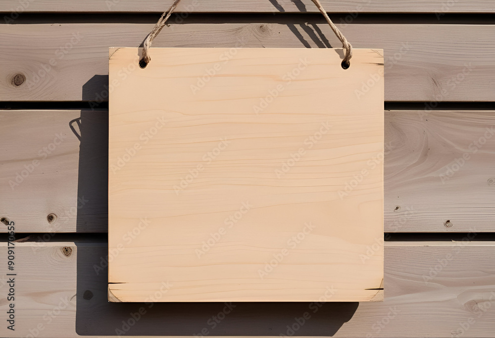 Wooden hanging square blank Wooden hanging square blank
