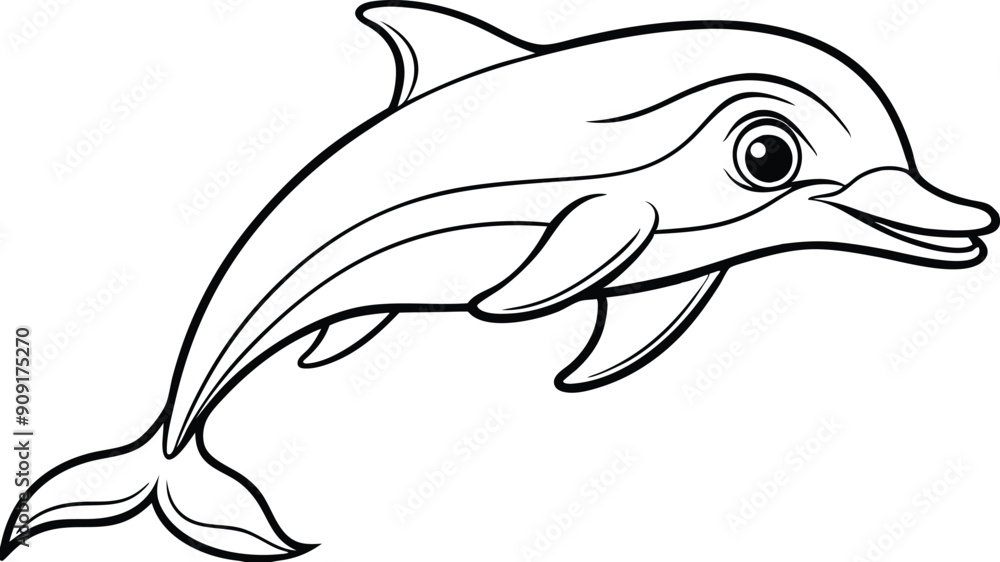 Fototapeta premium Doodle of cute animal sketch. outline vector illustration. Linear vector children's illustration set of cute forest Animals