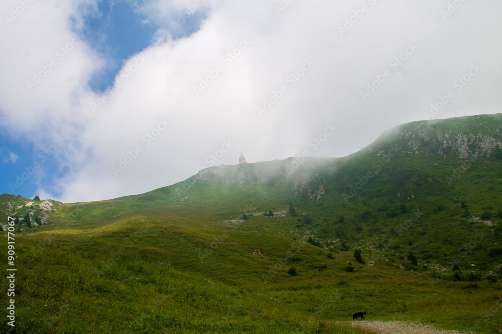misty mountain landscape misty mountain landscape