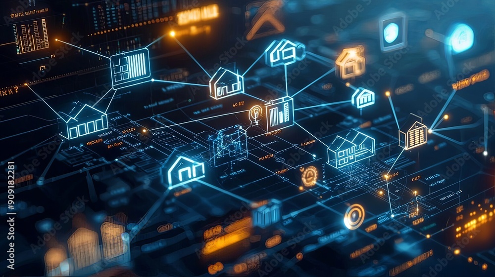Interconnected Real Estate Landscape Interconnected Real Estate Landscape