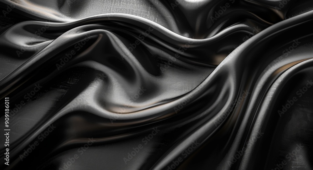 Fototapeta premium Abstract Art, Wave Sculpture, Modern Statue, Contemporary Decoration
