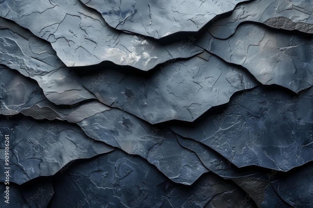 Abstract Artwork with Wavy Texture, Metal Surface Abstract Artwork with Wavy Texture, Metal Surface