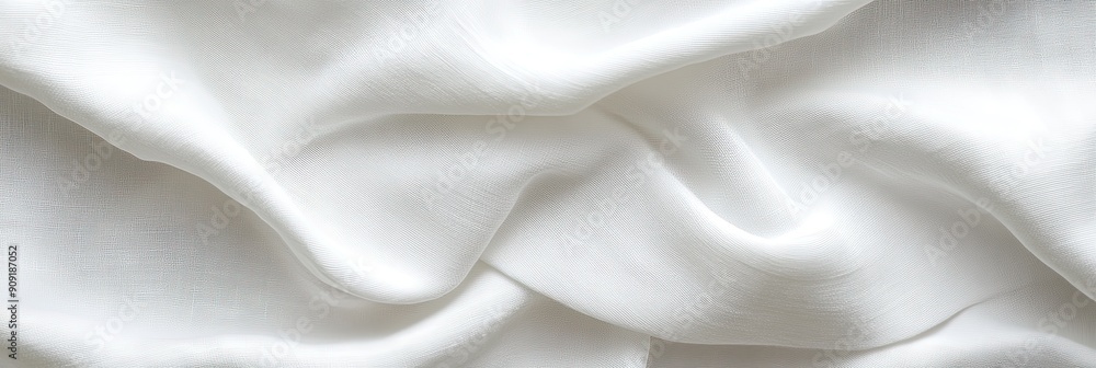Soft, flowing white fabric with delicate folds creates an elegant, minimalist texture - AI Generated Digital Art Soft, flowing white fabric with delicate folds creates an elegant, minimalist texture - AI Generated Digital Art