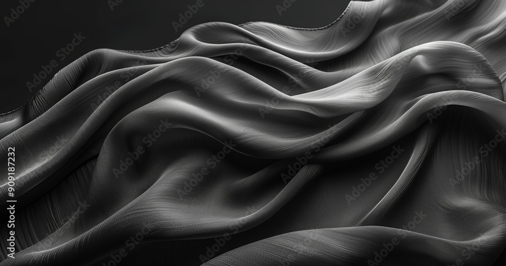 Obraz premium Abstract Art: Textured Patterns in Grey Tones