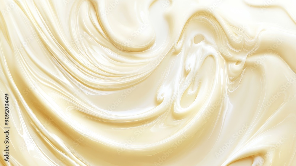 Milk background. Yogurt. Sour cream swirl texture Milk background. Yogurt. Sour cream swirl texture