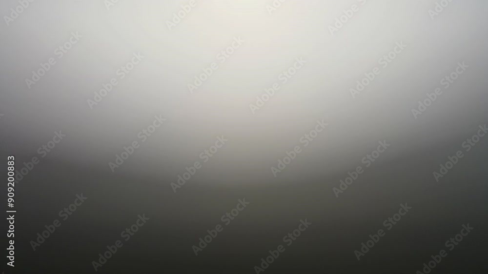 Aerial video over the green fields with heavy fog in Newport UK Aerial video over the green fields with heavy fog in Newport UK