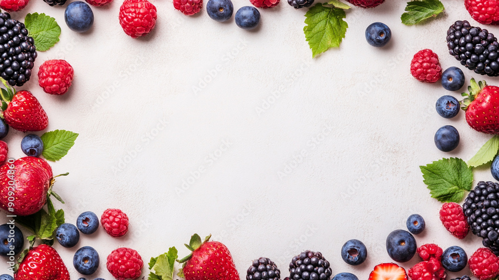frame of berries frame of berries