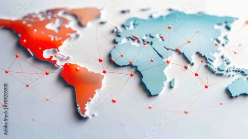 World map displaying countries affected by a major data breach
