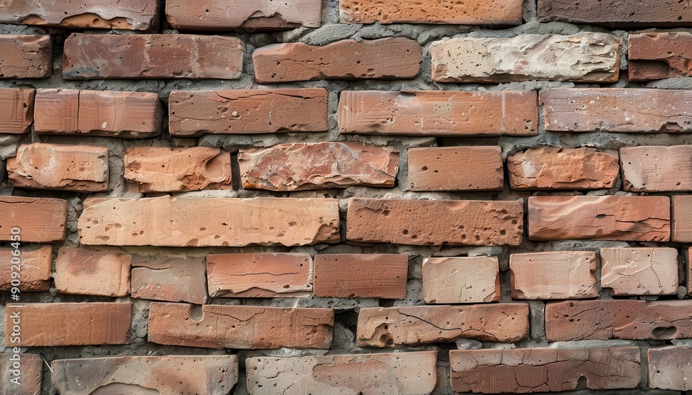 Write about a brick wall with a mix of old and new bricks Write about a brick wall with a mix of old and new bricks