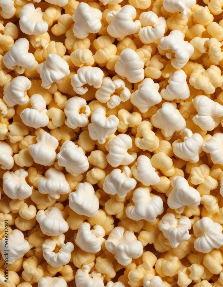 Popcorn, Texture Background Generative AI Popcorn, Texture Background Generative AI