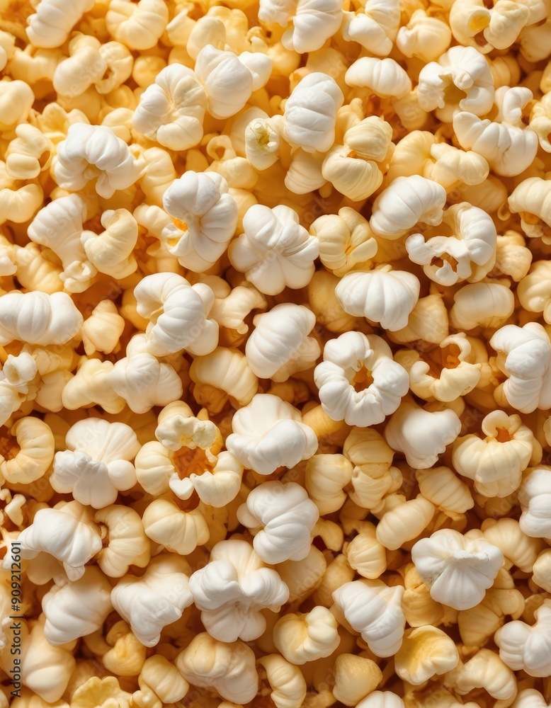 Popcorn, Texture Background Generative AI Popcorn, Texture Background Generative AI