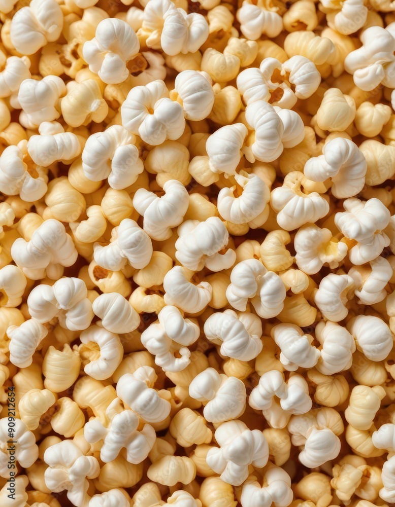 Popcorn, Texture Background Generative AI Popcorn, Texture Background Generative AI