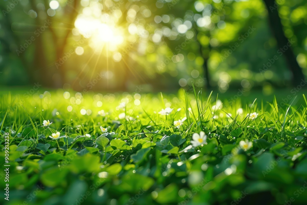 Sunlight Through the Grass Sunlight Through the Grass