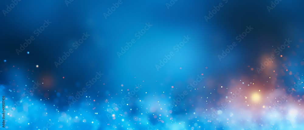 Obraz premium Abstract Blue Gradient Background Resembling Sky
