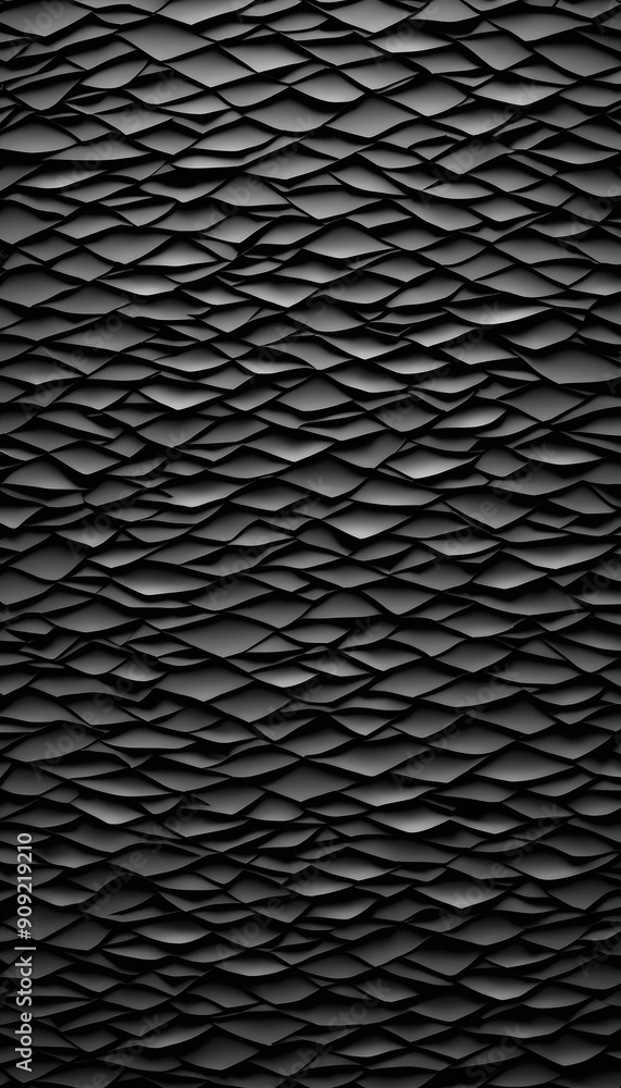 A textured black surface with wavy, undulating patterns resembling crumpled fabric or paper. The design creates a sense of depth and movement, ideal for backgrounds or abstract art. A textured black surface with wavy, undulating patterns resembling crumpled fabric or paper. The design creates a sense of depth and movement, ideal for backgrounds or abstract art.