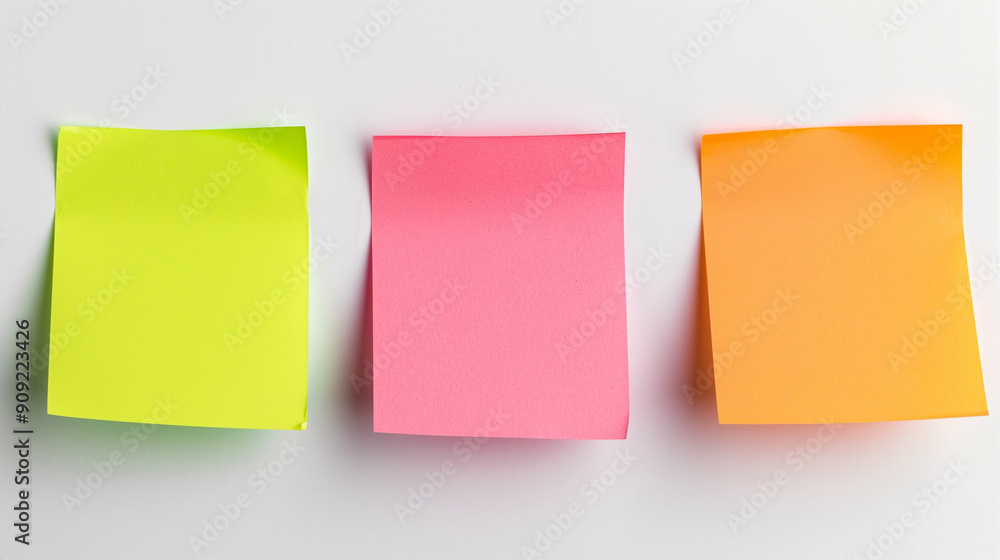 Colorful Sticky Notes in Bright Neon Shades Office Supplies for Organization and Note-taking. Ideal for Creative Workspaces and Personal Reminders Colorful Sticky Notes in Bright Neon Shades Office Supplies for Organization and Note-taking. Ideal for Creative Workspaces and Personal Reminders