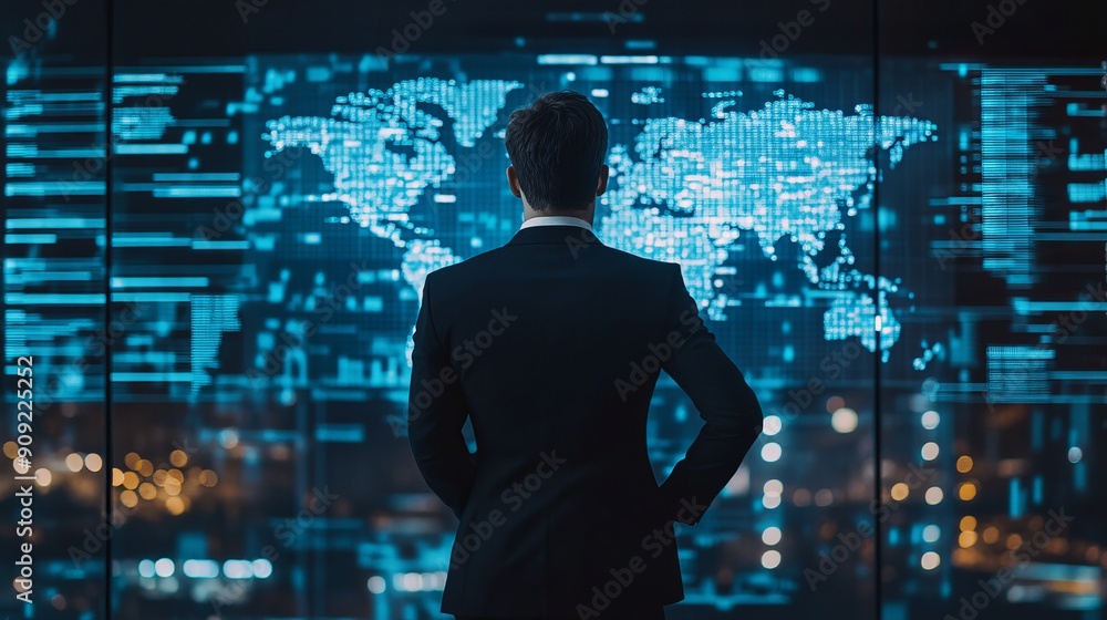 A business person explores the core of cybersecurity delving into cyber protection methods identifying cyber threats and strengthening cybersecurity stances A business person explores the core of cybersecurity delving into cyber protection methods identifying cyber threats and strengthening cybersecurity stances
