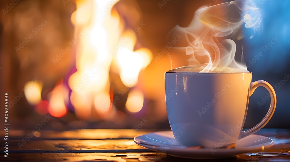custom made wallpaper toronto digitalSteam from a cups with a hot on the fireplace background