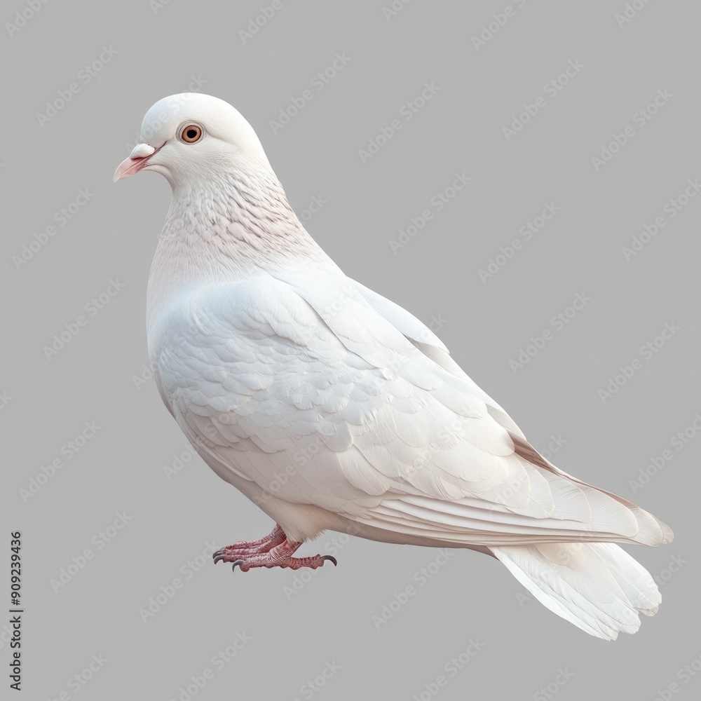 Obraz premium White Dove Illustration 2