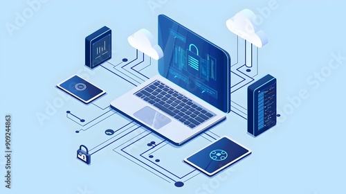 Secure Virtual Desktop Infrastructure VDI Enabling Remote Work and Productivity