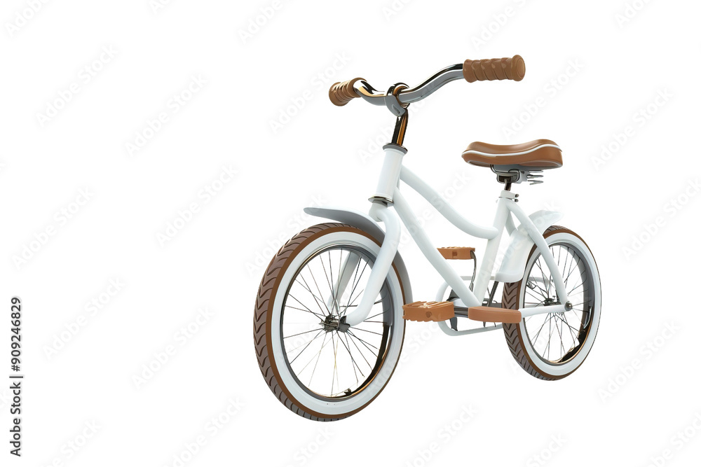 Baby cycle with supportive seat and fun design, isolated on clean white background. Baby cycle with supportive seat and fun design, isolated on clean white background.