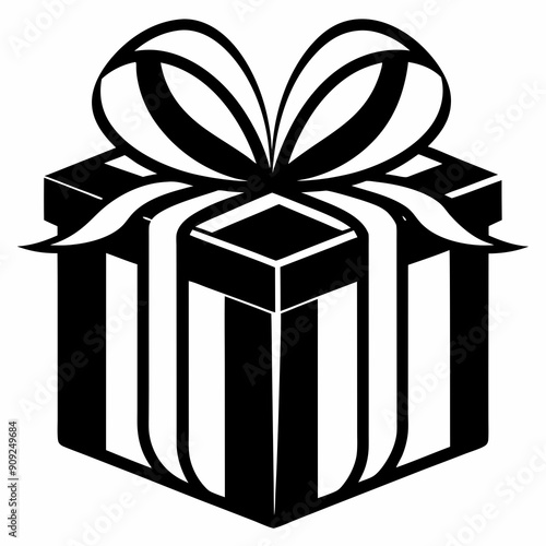 Nice gift box vector illustration