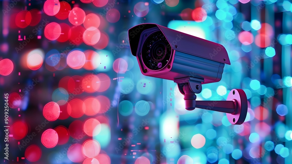 Surveillance Monitoring Urban Nightscape with Data Security and Event Management Surveillance Monitoring Urban Nightscape with Data Security and Event Management