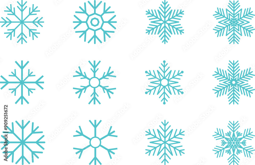 Snow Icon. Set of colorful winter snow icon isolated on white background Editable Icons of Snow and Ice. Quality icon set of Snowfall. Ice icon. Snow Icon. Set of colorful winter snow icon isolated on white background Editable Icons of Snow and Ice. Quality icon set of Snowfall. Ice icon.