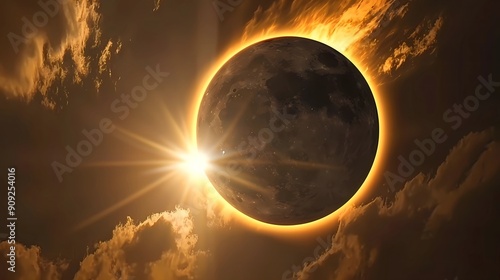 Amazing total solar eclipse photo