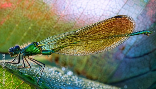 close-up dragonfly