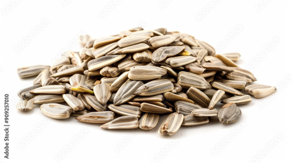 sunflower seeds isolated on white background sunflower seeds isolated on white background