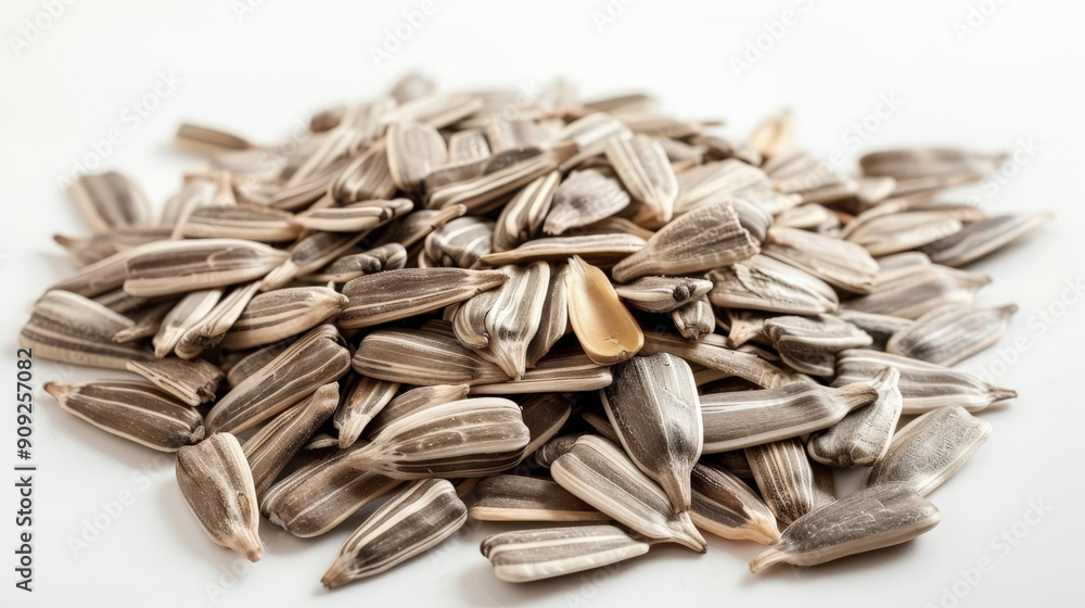 sunflower seeds isolated on white background sunflower seeds isolated on white background