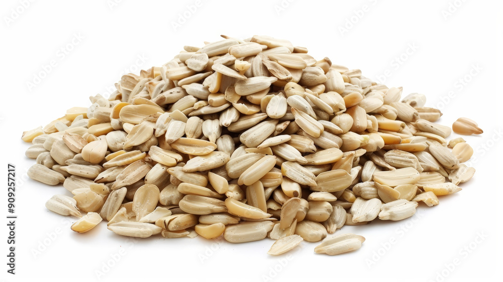 sunflower seeds isolated on white background sunflower seeds isolated on white background