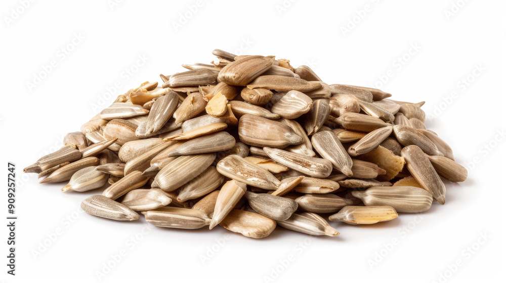 sunflower seeds isolated on white background sunflower seeds isolated on white background