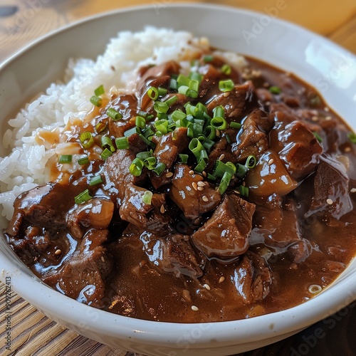 Hayashi Rice - Beef stew over rice.