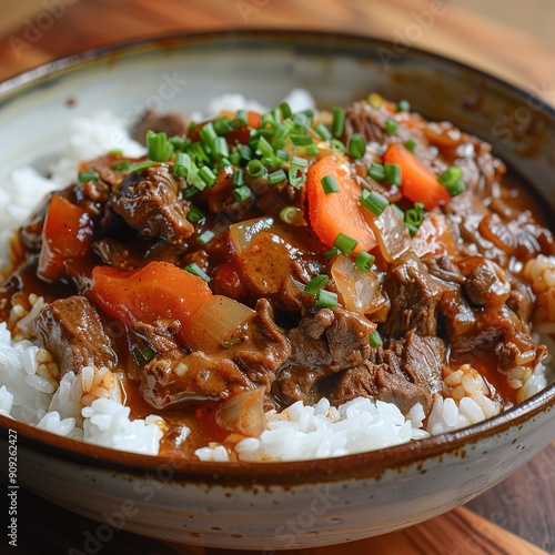Hayashi Rice - Beef stew over rice.