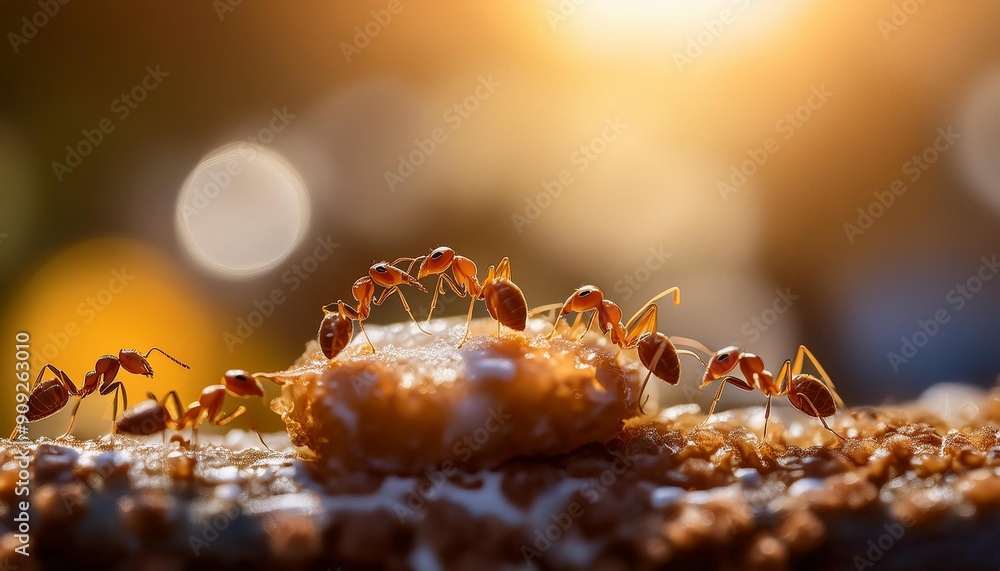 Detailed macro image of an ant Detailed macro image of an ant