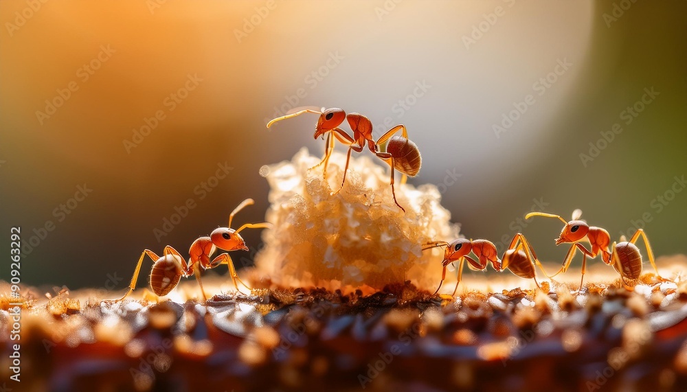 Detailed macro image of an ant Detailed macro image of an ant