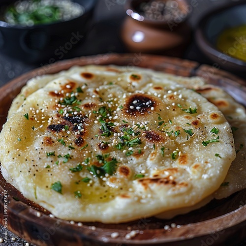 Harsha: Semolina flatbread.