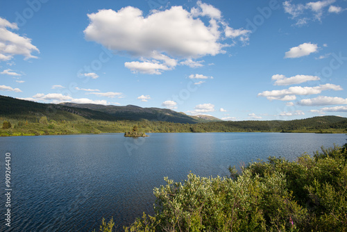 Remote lake in northern British Columbia