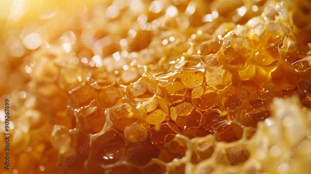 Close up honeycomb texture nature wallpaper background Close up honeycomb texture nature wallpaper background
