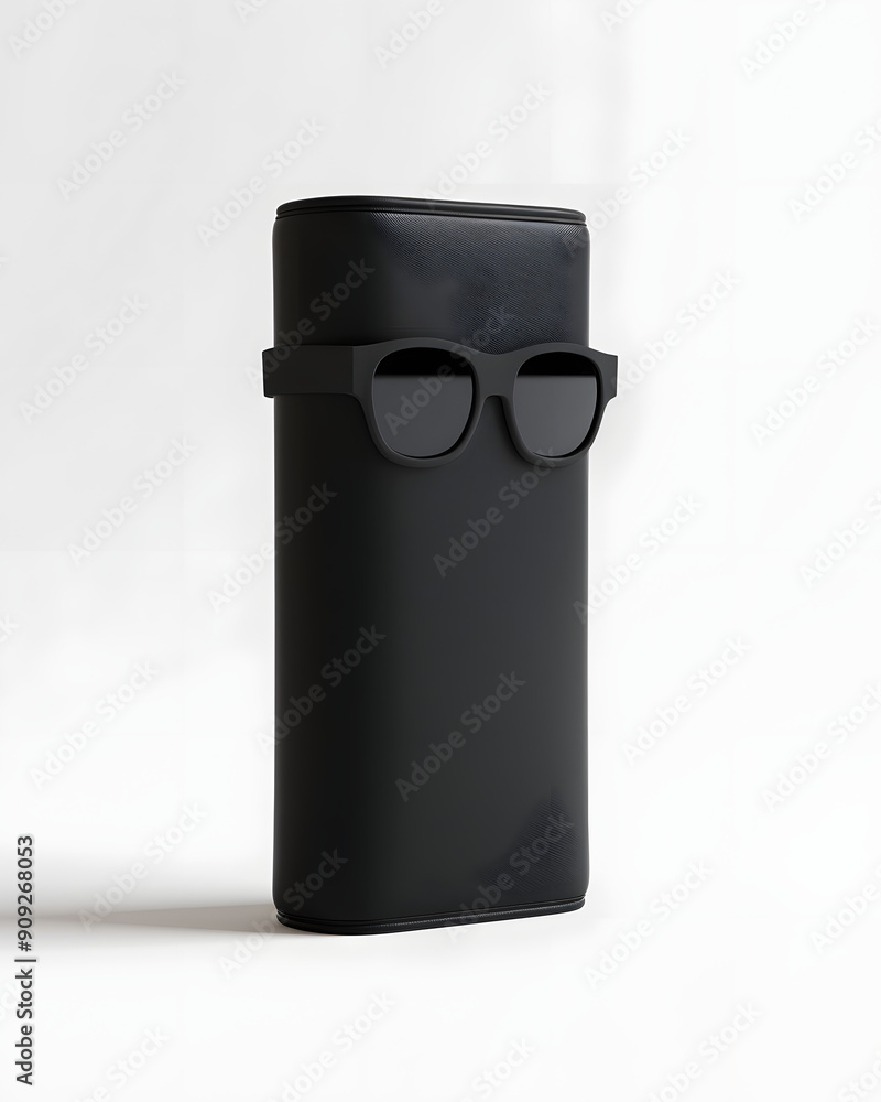 Black sunglasses in a minimalist black case, perfect for stylish and practical eyewear storage, ideal for travel and everyday use Black sunglasses in a minimalist black case, perfect for stylish and practical eyewear storage, ideal for travel and everyday use